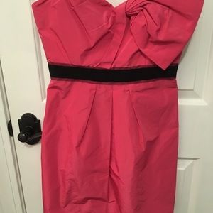 BCBG MAXAZRIA pink strapless cocktail dress size 6
